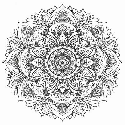 Coloriage Mandala