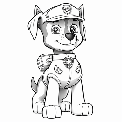 Coloriage Pat Patrouille